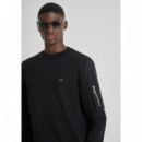 Sudadera Regular Fit de Mezcla de Algodón con Bolsillo con Cremallera de ANTONY MORATO