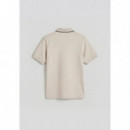 Polo Regular Fit de Punto de Algodón con Estampado de Tigre de ANTONY MORATO