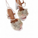 KURT GEIGER - Pom Pom Tie Platform - 65 - 5383665209/65