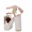 KURT GEIGER - Pom Pom Tie Platform - 65 - 5383665209/65