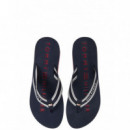 TOMMY HILFIGER - Th Webbing Summer Sandal - 0GY - F|FW0FW09193/0GY