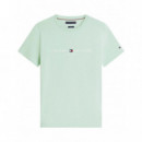 TOMMY HILFIGER - Tommy Logo Tee - Mai - F|MW0MW11797/MAI