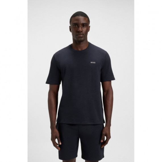 Waffle T-shirt Dark Blue  BOSS