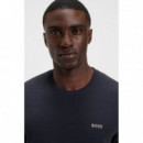 Waffle T-shirt Dark Blue  BOSS