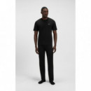 Waffle T-shirt Black  BOSS