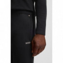 Waffle Shorts Black  BOSS