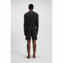 Waffle Shorts Black  BOSS