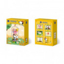 Maqueta de Construcción Figurita Snoopy Artista Sakura  PANTASY