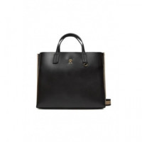 Bolsos Iconic Tommy Satchel Negro  TOMMY HILFIGER