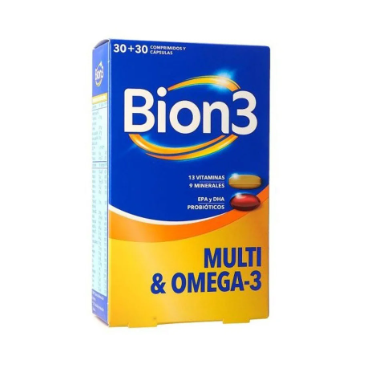 BION3 Multi & OMEGA-3 30 Comprimidos + 30 Capsul