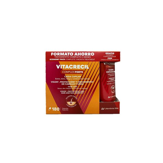 Vitacrecil Comp. Forte 180+ Champu 100ML  VITACRECIL COMPLEX