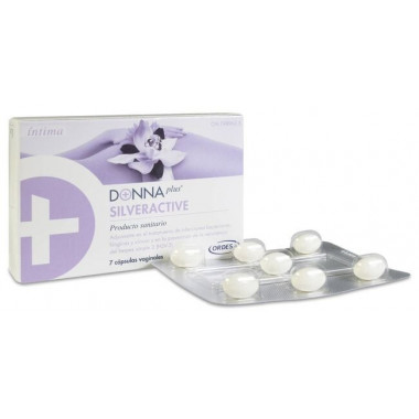 Donnaplus+ Silveractive 12X7 Cap Vaginal  ORDESA