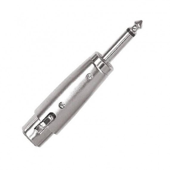 Adaptador PROEL Xlr Hembra a Jack Mono