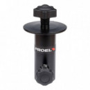 Soporte PROEL con Placa Metalica a Tubo 35MM Negro