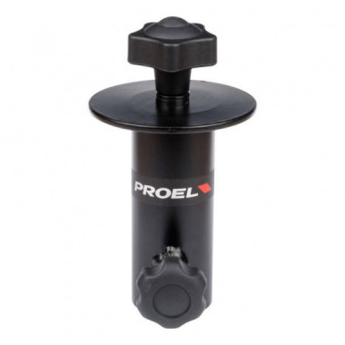 Soporte PROEL con Placa Metalica a Tubo 35MM Negro