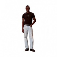 Camiseta con Monograma y Logo  CALVIN KLEIN - Guanxe Atlantic Marketplace