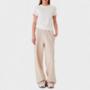 Camiseta con Logo de Strass  GUESS