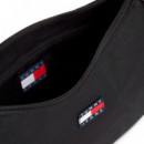 Bolso Essential con inscripción en bandolera