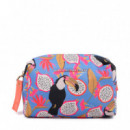 Neceser de Nylon Estampado Multicolor  LOLA CASADEMUNT