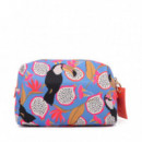 Neceser de Nylon Estampado Multicolor  LOLA CASADEMUNT