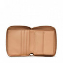 Cartera Carrie Logo Small Zip Around  GUESS