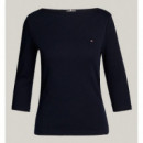 TOMMY HILFIGER - New Cody Slim Boat-nk 3/4SLV - 02G - F|WW0WW40589/02G