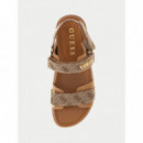 Sandalias con Doble Tira Floriz de GUESS