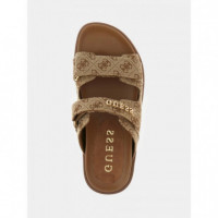 Sandalias Faxon Logo de Guess