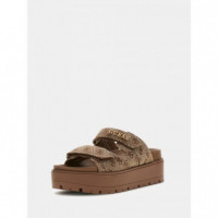Sandalias Faxon Logo de Guess