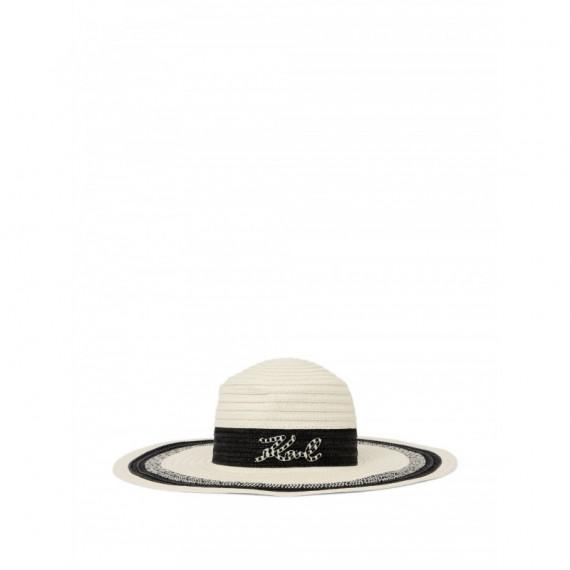KARL LAGERFELD - K/signature Str Log Summer Hat - 101 - B2W33028/101