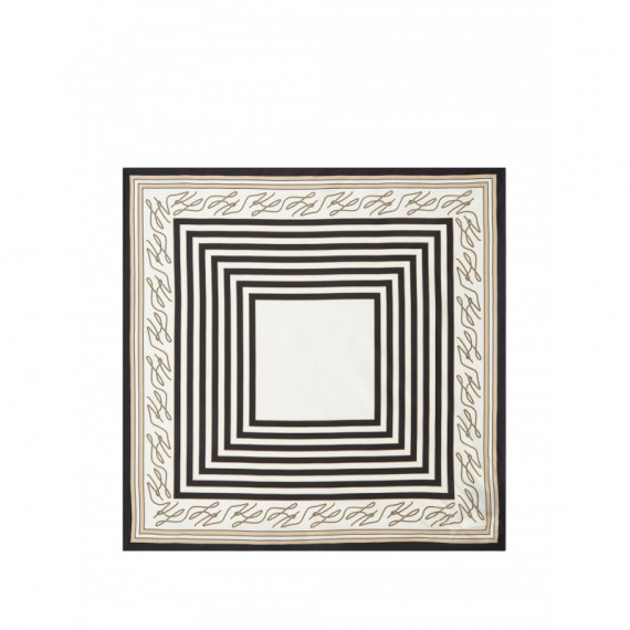 KARL LAGERFELD - K/autograph Seas Silk Scarf - 1UG - B2W33047/1UG