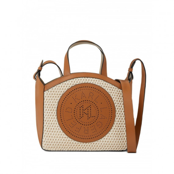 KARL LAGERFELD - k/circle sm tote raffia mesh - 1an - B2W30019/1an