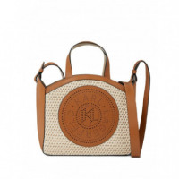 KARL LAGERFELD - K/circle Sm Tote Raffia Mesh - 1AN - B2W30019/1AN