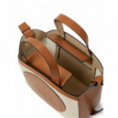 KARL LAGERFELD - k/circle sm tote raffia mesh - 1an - B2W30019/1an