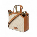 KARL LAGERFELD - k/circle sm tote raffia mesh - 1an - B2W30019/1an
