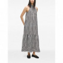KARL LAGERFELD - Maxi Cotton Stripe Dress - 2NE - B2W13029/2NE