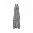 KARL LAGERFELD - Maxi Cotton Stripe Dress - 2NE - B2W13029/2NE