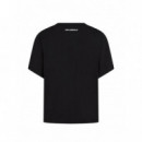 KARL LAGERFELD - Rope Logo T-shirt - 999 - B2W17020/999