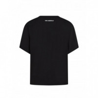 KARL LAGERFELD - Rope Logo T-shirt - 999 - B2W17020/999