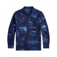 Polo RALPH LAUREN - Woven-sport Shirt-shirt - 7078 Spy Bear - 710P04448001/7078 Spy Bear