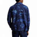 Polo RALPH LAUREN - Woven-sport Shirt-shirt - 7078 Spy Bear - 710P04448001/7078 Spy Bear