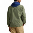 Polo RALPH LAUREN - Woven-sport Shirt-shirt - 7072 Olive X - 710P03885001/7072 Olive X