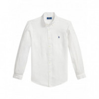 Polo RALPH LAUREN - Cubdppcs-long Sleeve-sport Shirt - White - 710966294506/WHITE