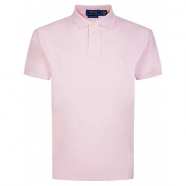 POLO RALPH LAUREN - SSKCCMSLM1-SHORT SLEEVE-KNIT - GARDEN PINK - 710680784117/GARDEN PINK