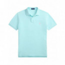 Polo RALPH LAUREN - SSKCCMSLM1-SHORT Sleeve-knit - New Aqua C3166 - 710680784511/NEW Aqua C3166