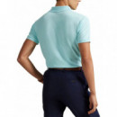 Polo RALPH LAUREN - SSKCCMSLM1-SHORT Sleeve-knit - New Aqua C3166 - 710680784511/NEW Aqua C3166