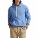 Polo RALPH LAUREN - LSFZHOODM4-LONG Sleeve-sweatshirt - Bristol Blue - 710916692500/BRISTOL Blue