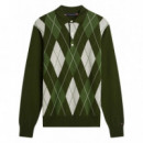 TOMMY HILFIGER - Argyle Ls Rugby - M1Q - F|MW0MW42614/M1Q