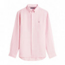 TOMMY HILFIGER - Pigment Dyed Li Solid Rf Shirt - Tol - F|MW0MW41530/TOL