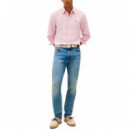 TOMMY HILFIGER - Pigment Dyed Li Solid Rf Shirt - Tol - F|MW0MW41530/TOL